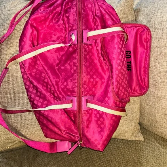 Kate Spade Pink Quilted Travel Bag - Picture 5 of 11
